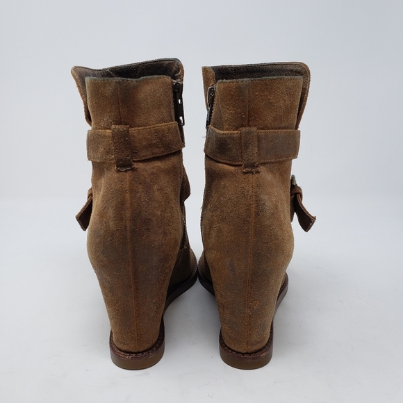 Johnston & Murphy New Brynn Wedge Ankle Boots Leather size 7 - Picture 4 of 9